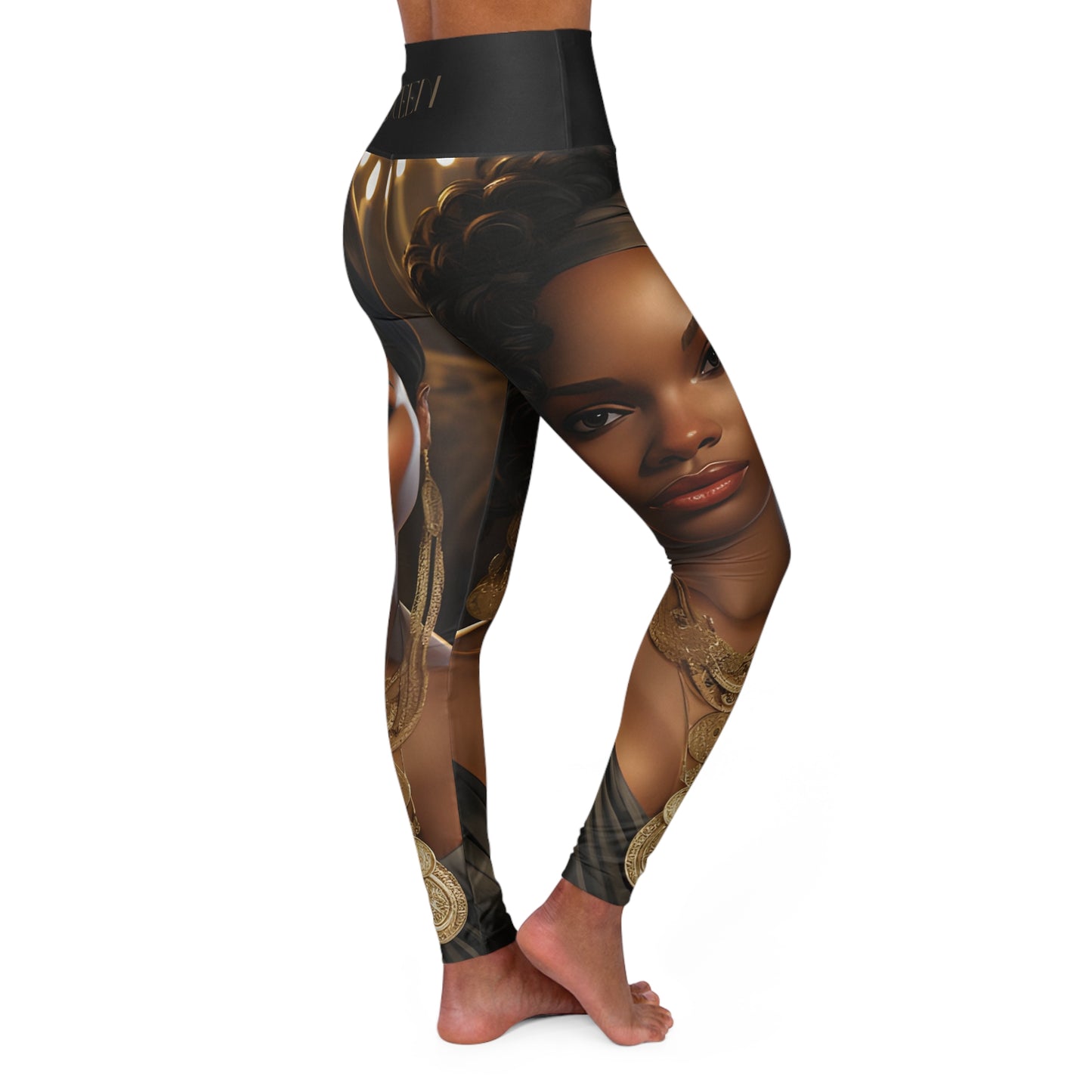 Queen High Waisted Yoga Leggings