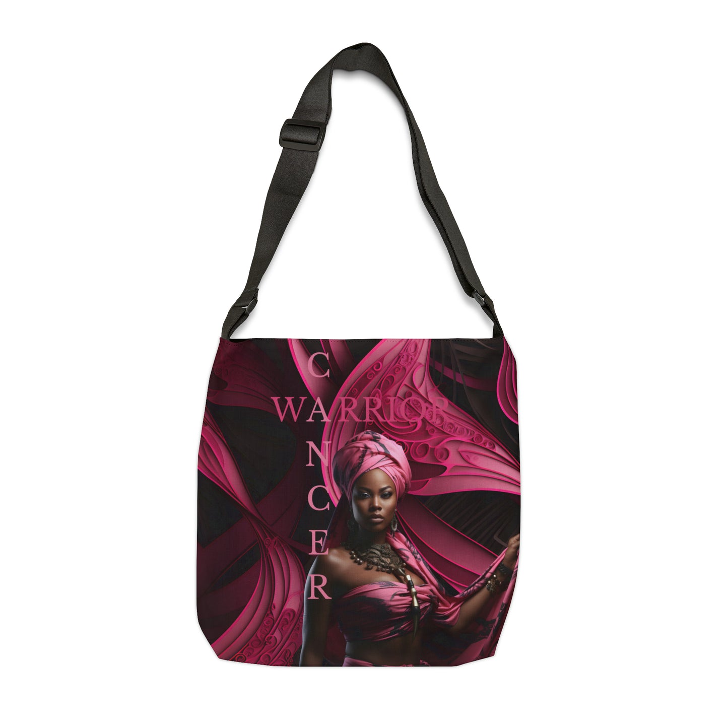 CANCER WARRIOR ADJUSTABLE TOTE BAG