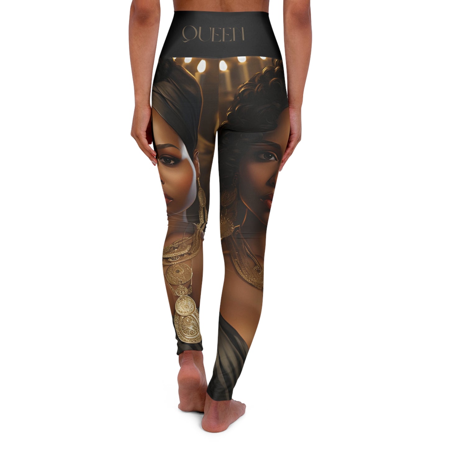 Queen High Waisted Yoga Leggings