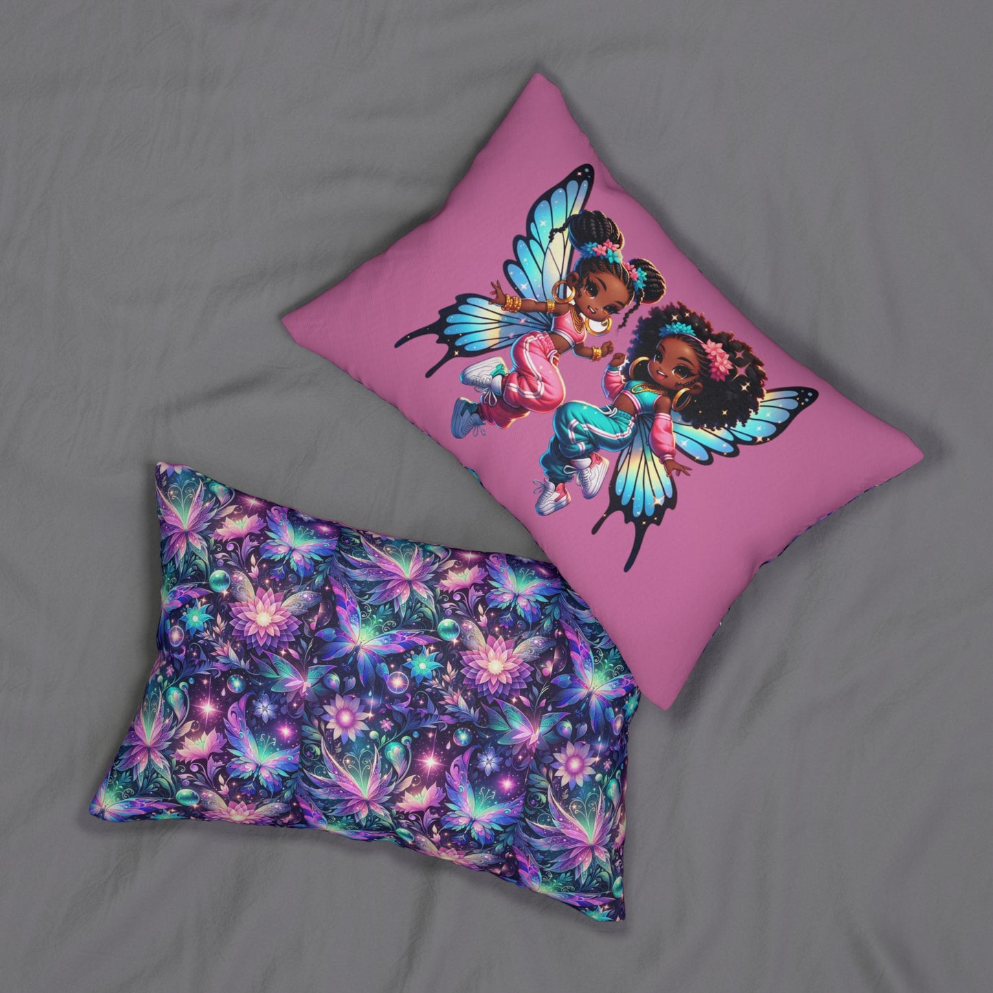 Fiercely Fairy Lumbar Pillow- (Pillow Included)