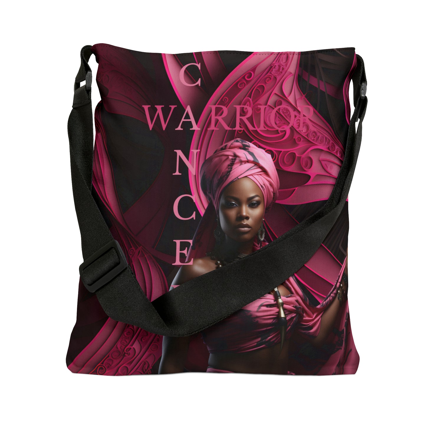 CANCER WARRIOR ADJUSTABLE TOTE BAG