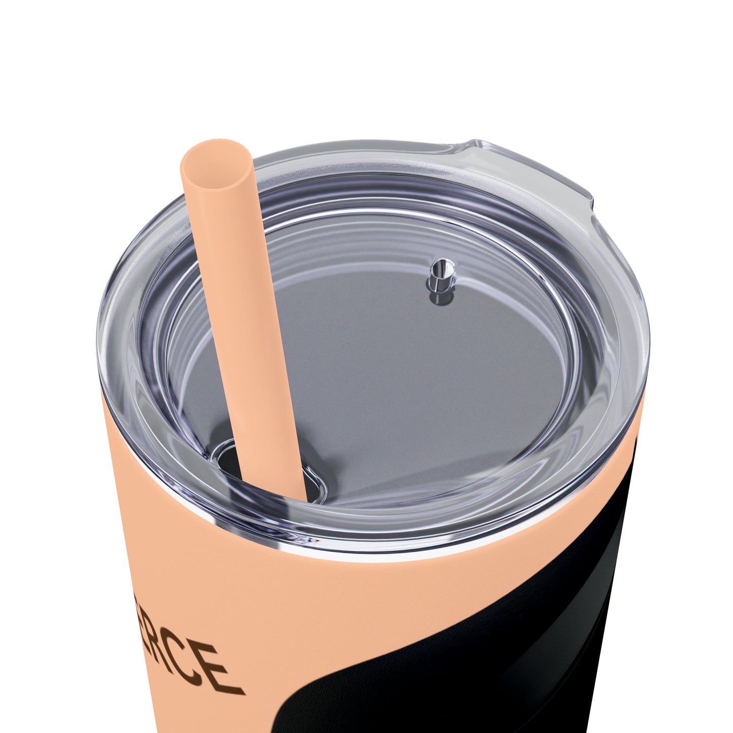 FIERCE - Skinny Tumbler with Straw, 20oz